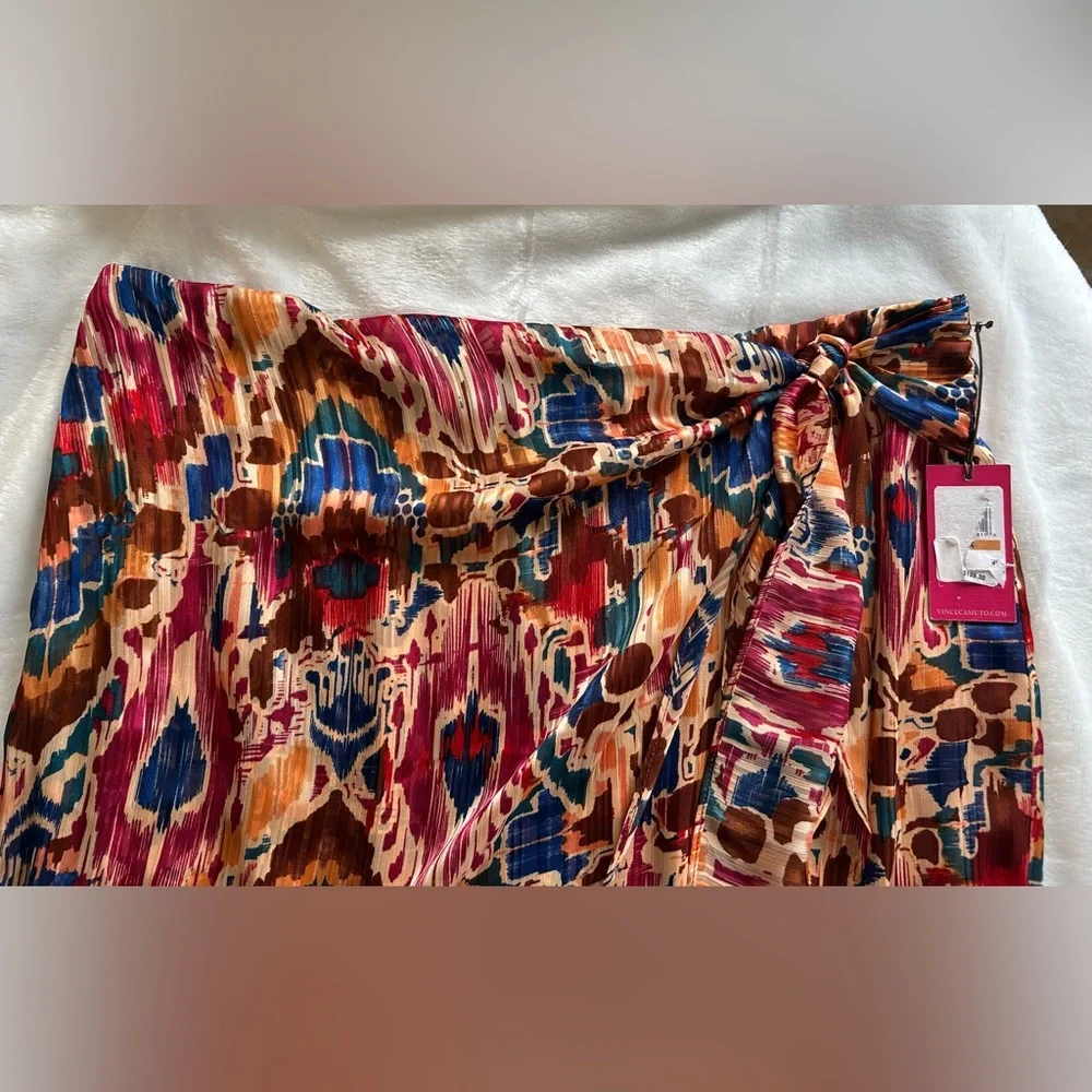 Vince Camuto Tie-Waist Midi Skirt Size 3X NWT